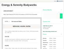 Tablet Screenshot of energy-serenity.com